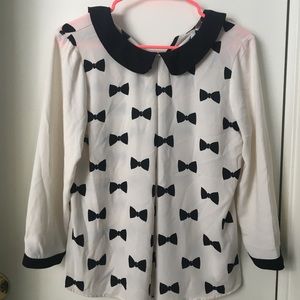 LC women's bow top